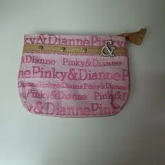Pinky&Dianne ロゴ総柄 ポーチ ピンクのサムネイル