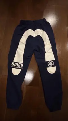 【新品タグ付】EVISU エヴィス スウェット ハーフパンツ 紺 XL 新品タグ付】EVISU エヴィス スウェット ハーフパンツ XL ネイビー