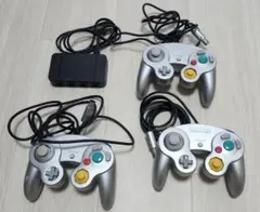 Nintendo Switch USB ゲームキューブコントローラー＆接続タップ
