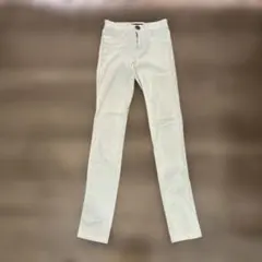 rienda ホワイトスキニーデニムパンツ 24号