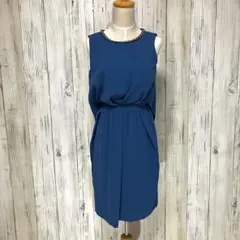 Aimer エメ　ビジュー付き パーティードレス　ノースリーブ　日本製