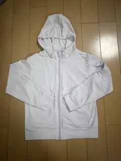 UNIQLO エアリズム　UVパーカー　薄い紫色　130cm