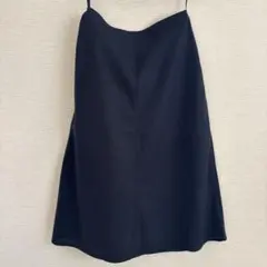 UNIQLO リネンコットンスカート ネイビー XL