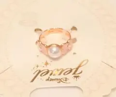 ディズニーストア　ミニーちゃんリボン　のピンキーリング