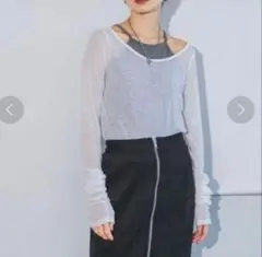 JEANASIS ネックレイヤード2P LS TEE