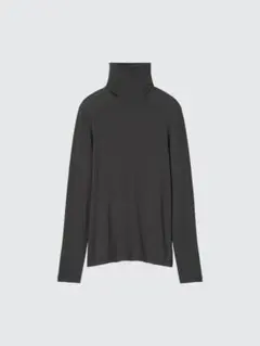 ヒートテック 2枚 L ウルトラライト タートルネックT DARK GRAY