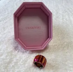 SwarovskiスワロフスキーCuriosa リング52 ピンク