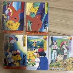 ポケモンカード　pokemonアニメコレクション　ヒトカゲリザードンピカチュウ