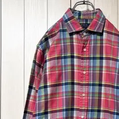 美品 Polo Ralph Lauren チェック柄ネルシャツ XL 長袖シャツ
