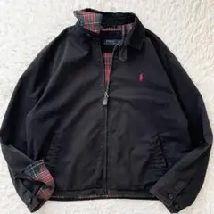 希少 XXLサイズ RALPH LAUREN スウィングトップ ポニー刺繍 黒