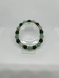 【４】1点もの★天然石ブレスレット/ハンドメイド