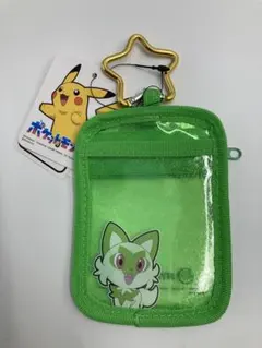 新品　ポケットモンスター ニャオハ パスケース