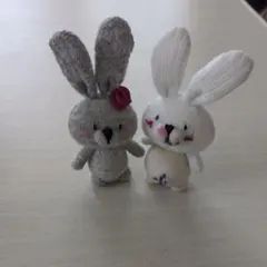 ウサギのぬいぐるみ 2体セット