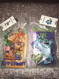 【新品・未使用】3coinsトイストーリー・モンスターズインク ステショセット