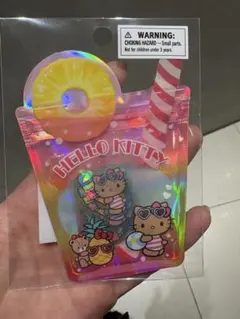 ハローキティ ステッカー カラフル 日焼けキティ