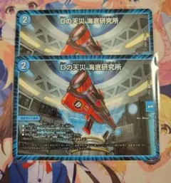 匿名発送 Dの天災　海底研究所 2枚