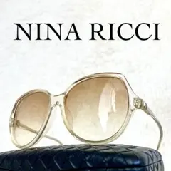 極美品　NINA RICCI　ビンテージサングラス　フランス製　ブラウンレンズ