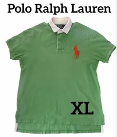 Polo RalphLauren ポロラルフローレン　半袖ポロシャツXL 黄緑