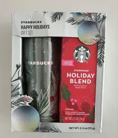 ★未使用品【スターバックス】ハッピーホリデーギフト タンブラー 緑 2020