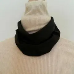 ハンドメイド　キッズレディース綿100％ニットのネックウォーマー