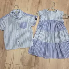 アプレレクール　半袖シャツ　ワンピースセット　90cm 110cm