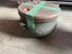 ＊値下げ＊金属製火鉢 直径約50cm 彫刻デザイン 昭和レトロ 鉄製彫刻模様火鉢 直径約50cm - メルカリ