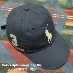 Polo Ralph Lauren キャップ ネイビー 刺繍ロゴ