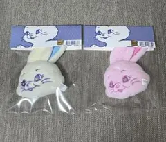NewJeans TOKKI FLUFFY KEYRING うさぎ２つセットのサムネイル