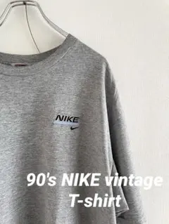 【 90s 】NIKE ヴィンテージ Mexico製 スモールロゴ 刺繍 T