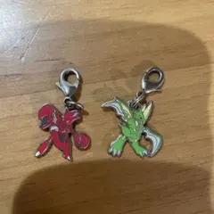 ポケモン　キーホルダー　ハッサム　ストライク　メタルチャーム