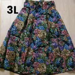 しまむら くる実 ゴブラン花柄ロングコート LL - メルカリ
