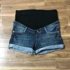 マタニティデニム ショートパンツ