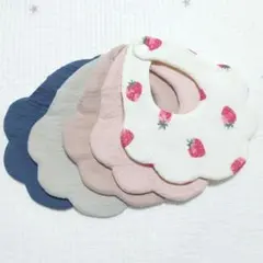 No.45 ハンドメイドもくもくスタイ5枚セット