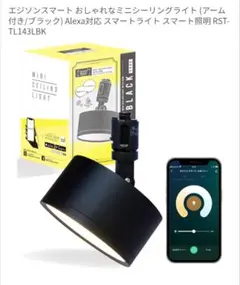 不具合あり エジソンスマート ミニシーリングライト RST-TL143LBK