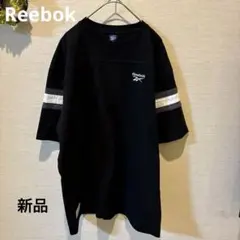 新品　リーボック（Reebok）　ブラック　半袖　Tシャツ　Lサイズ　コットンのサムネイル
