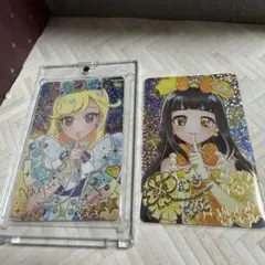 ひみつのアイプリ　みつき　ジュエルバズリウムサファイア　サイン　つむぎ　サイン