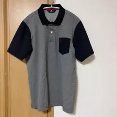 Munsingwear マンシングウェア ポロシャツ ボーダー　Lのサムネイル