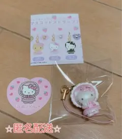 ハローキティ トレーディングマスコットストラップ2 ロリータ （ ピンク ）
