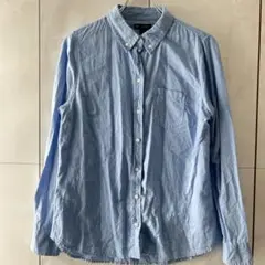 GAP ブルー　シャツ　ブラウス　S