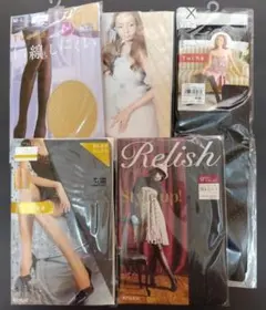 Tuche & Relish ストッキング•ひざ下丈ハイソックス 5点セット