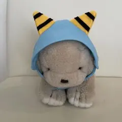 ペット用鬼の被り物水色鬼さん小型犬猫ちゃん用（ハンドメイド）