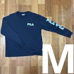 FILA ネイビー ロングスリーブ Tシャツ M