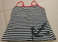 ストライプ柄　キャミソール 　デザイン入り！