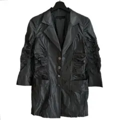 90s MOGA ナイロンギャザーデザインコート 初期 名作