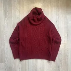 INGNI イング カジュアル ケーブルニット タートルネック セーター M