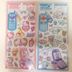 平成はっぴーフォン　キティちゃん　シナモン　2枚セット