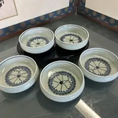 有田焼 源右衛門窯 染付 牡丹 小鉢 5客セット - メルカリ