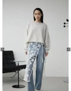 アズールバイマウジー　シアーレーススカート