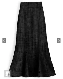 GRL グレイル ラメチェックツイードマーメイドスカート[dk1080]