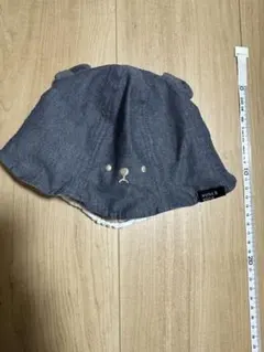 クマの顔デザイン ベビー帽子 46cm